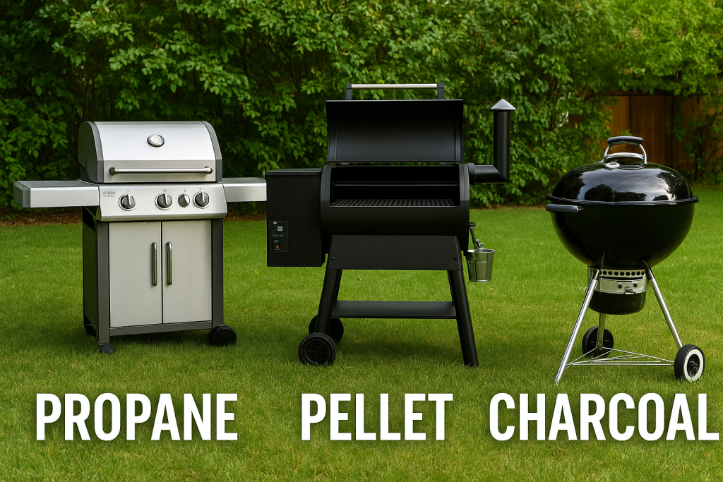 Propane, pellet, charcoal – which grill is best for you